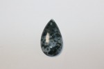 Кабошон из натурального камня - агат моховый